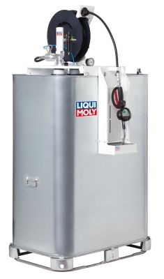 LIQUI MOLY 7937 Kompaktanlage Austria, eichfähig, 1.000l mit 10m Schlauch Ölabgabestation (Fassabgabe)