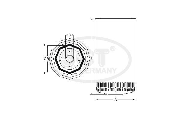 SCT - MANNOL SZ 7701 Air Filter, compressor intake
