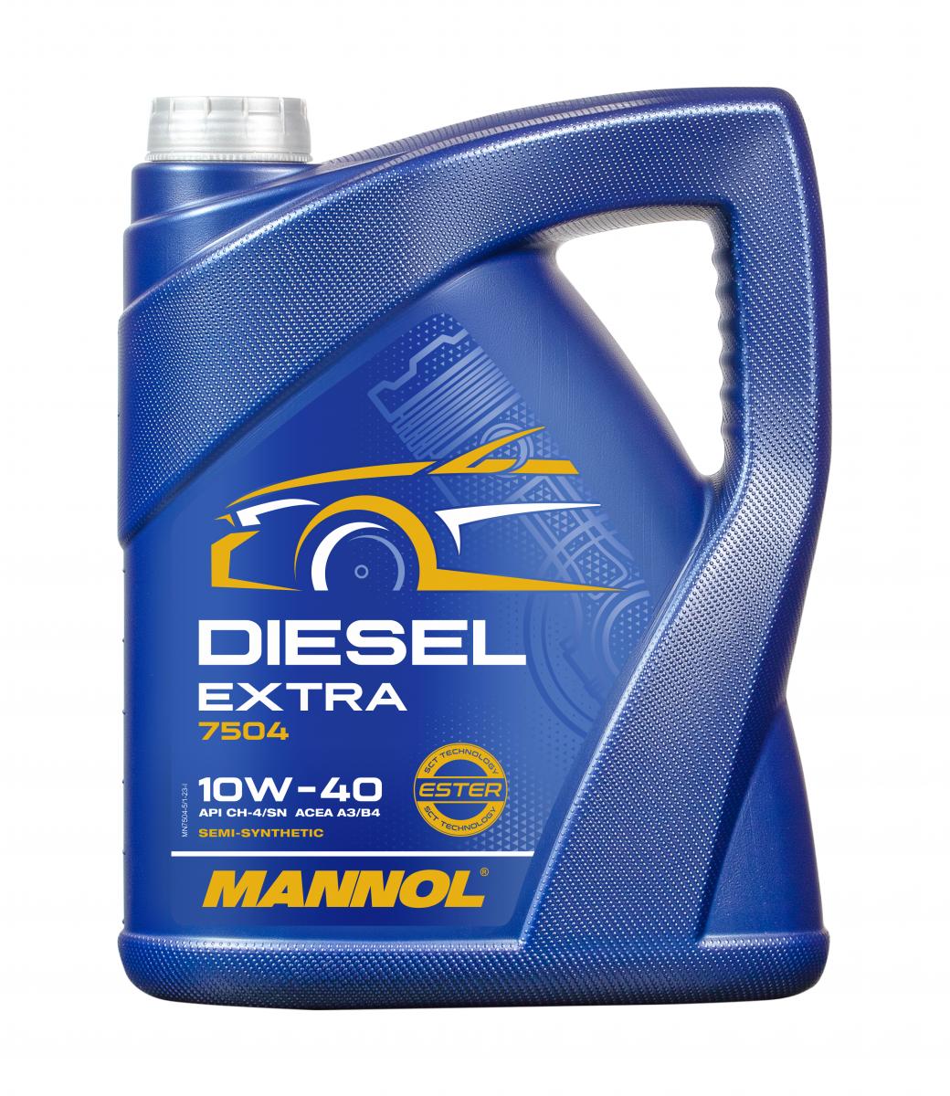 SCT - MANNOL MN7504-5 Mannol Diesel Extra 10W-40 Engine Oil