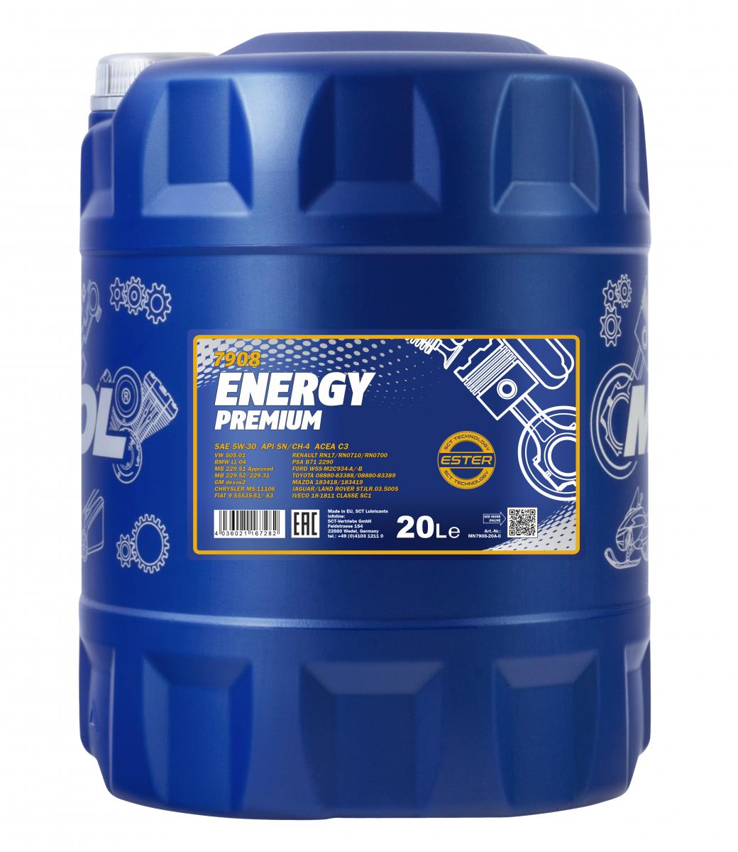 SCT - MANNOL MN7908-20 Mannol Energy Premium 5W-30 Λάδι κινητήρα
