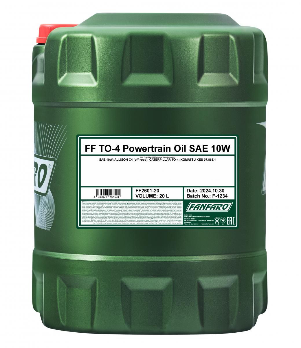 SCT - MANNOL FF2601-20 Fanfaro TO-4 Powertrain Oil SAE 10W Motorový olej