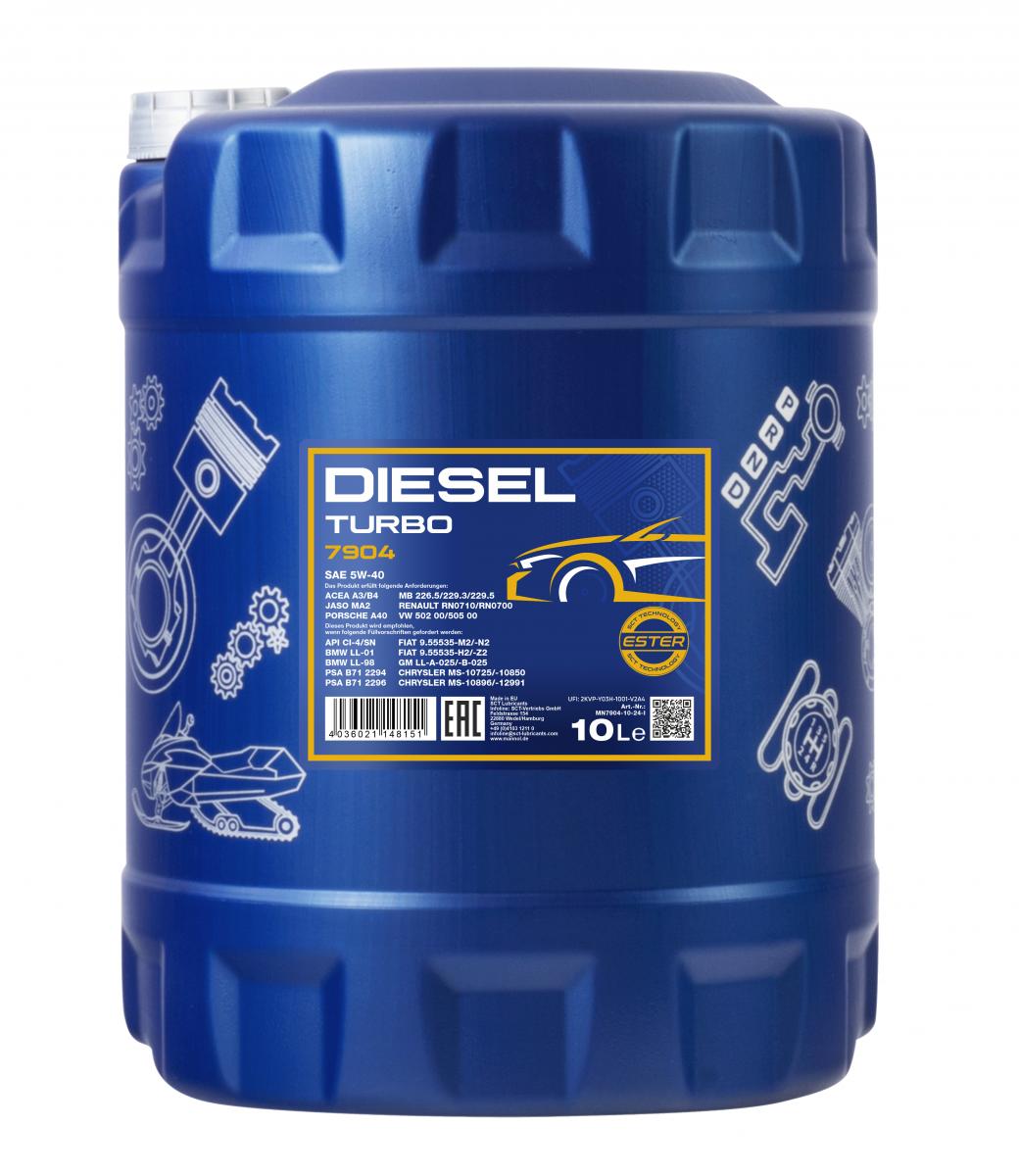 SCT - MANNOL MN7904-10 Mannol Diesel Turbo 5W-40 Λάδι κινητήρα