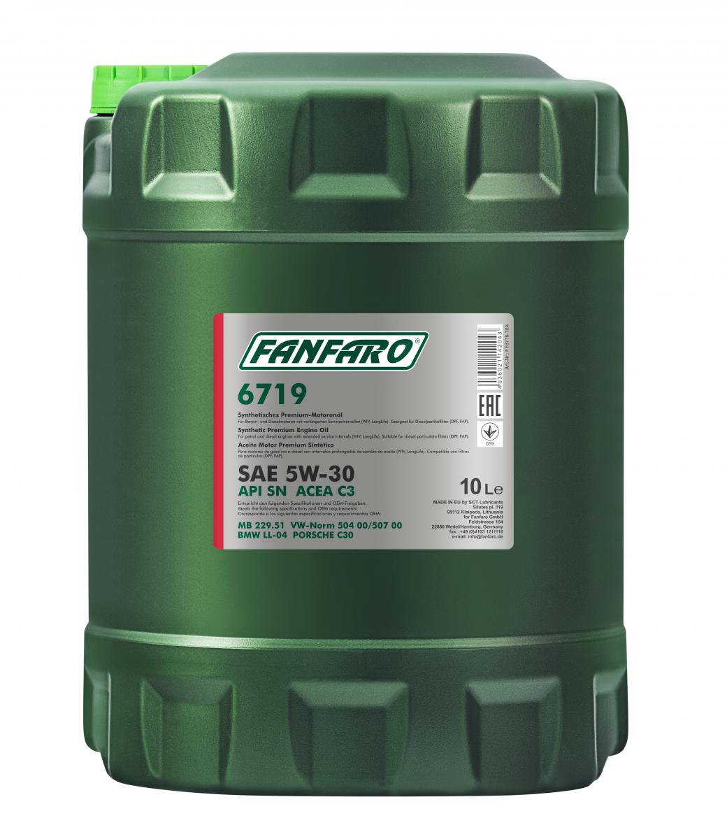 SCT - MANNOL FF6719-10 Fanfaro 6719 SAE 5W-30 Λάδι κινητήρα