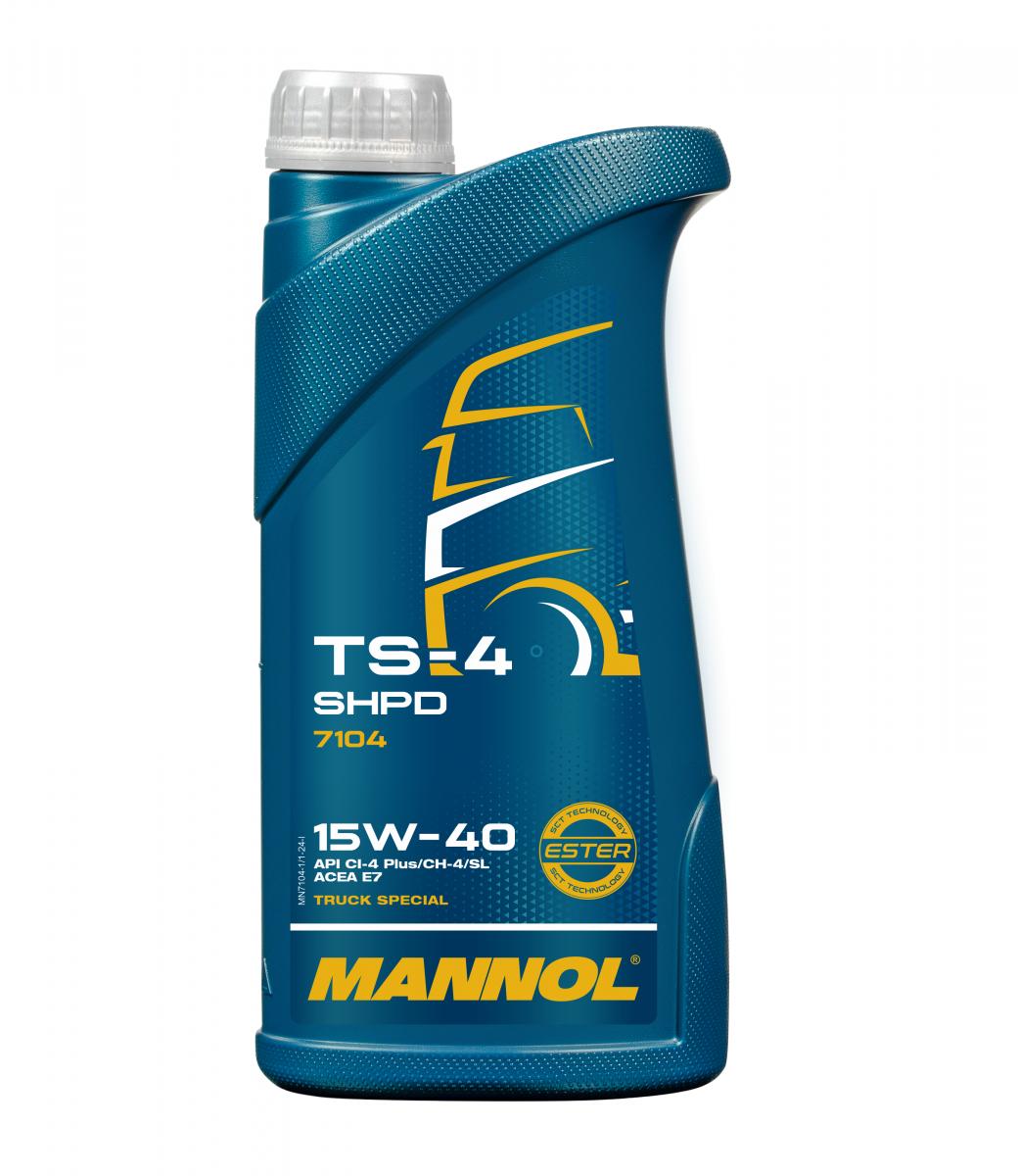 SCT - MANNOL MN7104-1 Mannol TS-4 SHPD 15W-40 Extra Λάδι κινητήρα