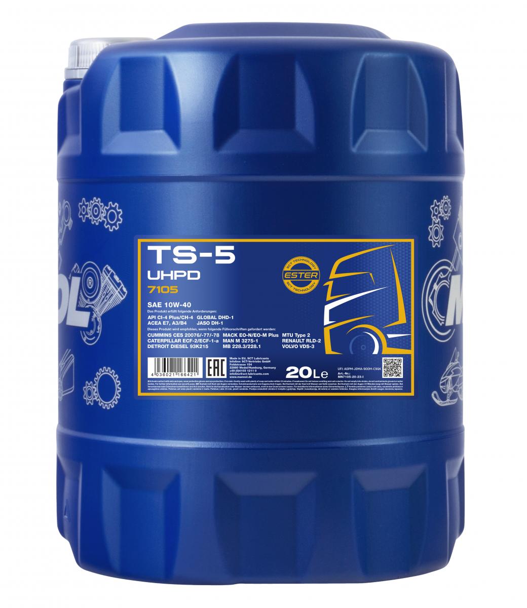 SCT - MANNOL MN7105-20 Mannol TS-5 UHPD 10W-40 Λάδι κινητήρα