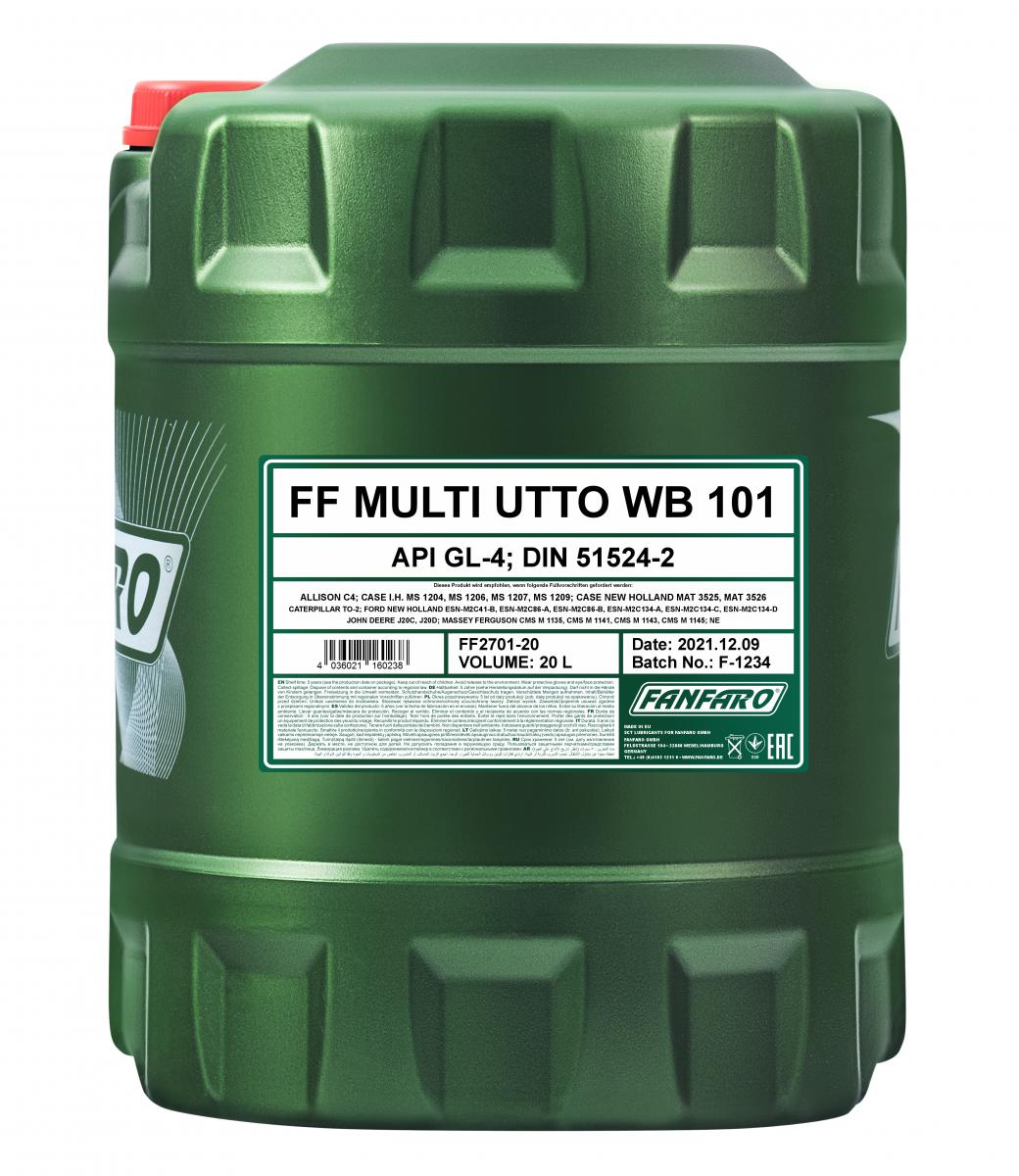 SCT - MANNOL FF2701-20 Fanfaro Multi UTTO WB 101 Engine Oil