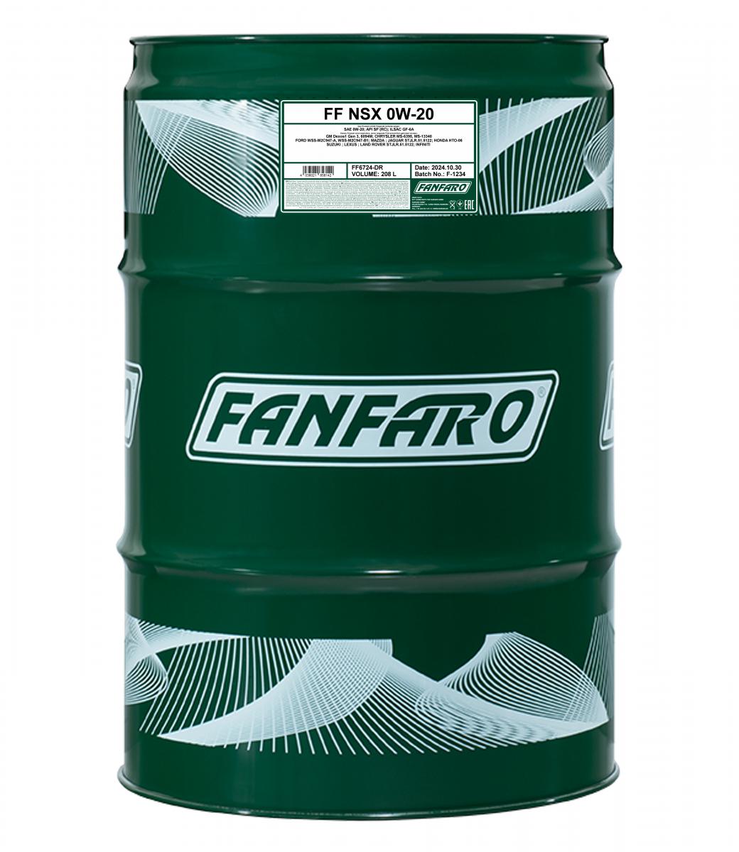 SCT - MANNOL FF6724-DR Fanfaro NSX 0W-20 Λάδι κινητήρα