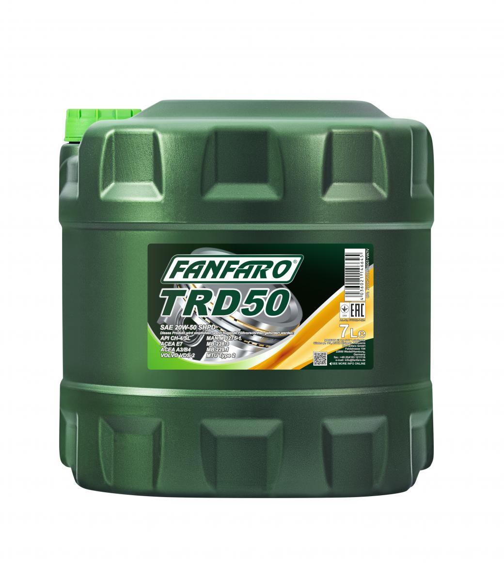 SCT - MANNOL FF6102-7 Fanfaro TRD 50 SHPD 20W-50 Λάδι κινητήρα