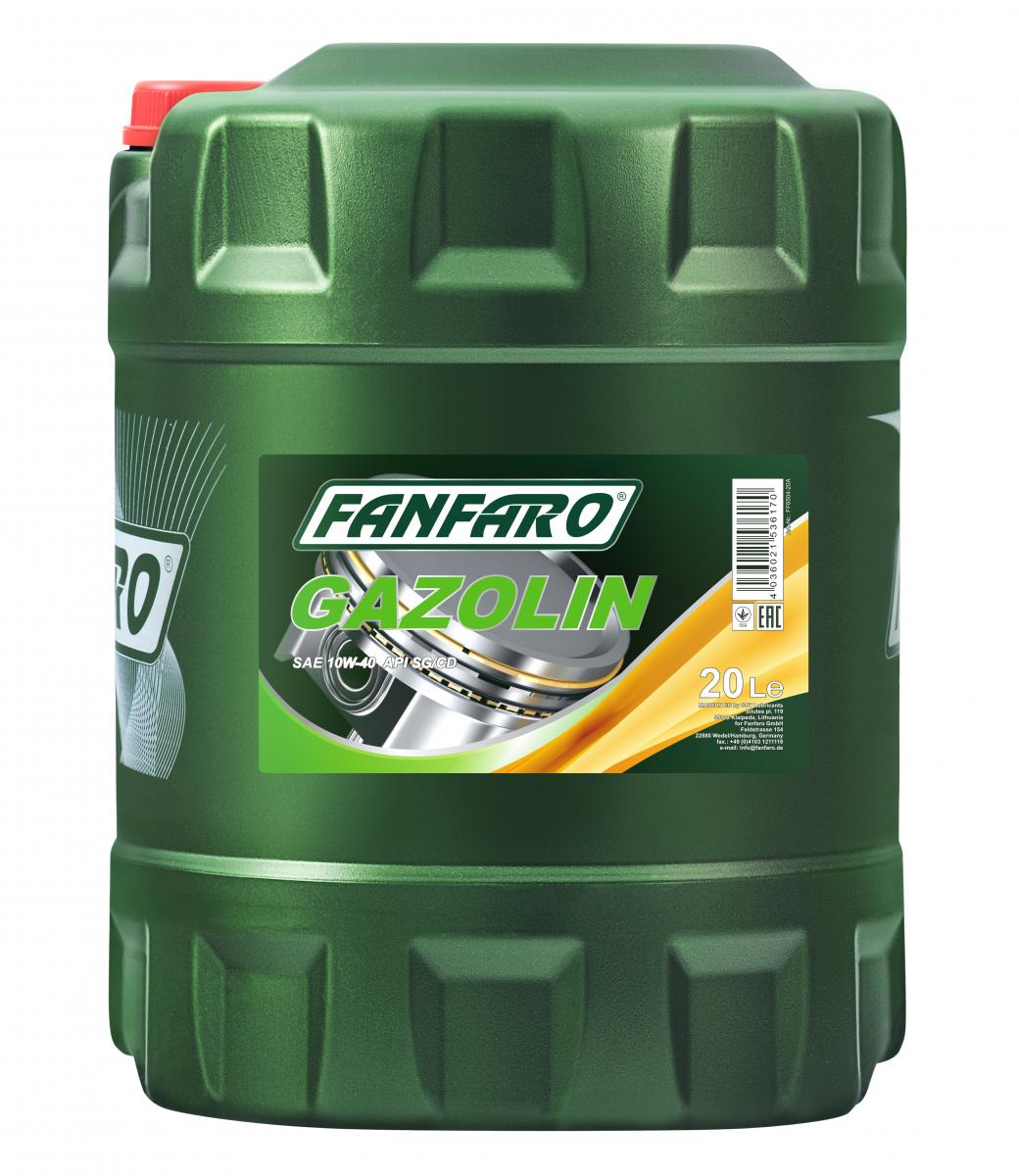 SCT - MANNOL FF6504-20 Fanfaro GAZOLIN 10W-40 Λάδι κινητήρα