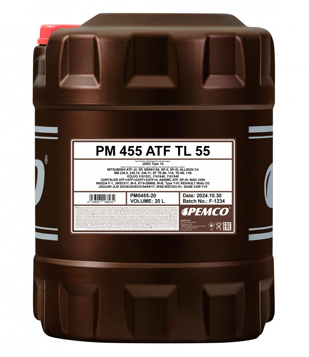 SCT - MANNOL PM0455-20 Pemco 455 ATF TL 55 Olej do prevodovky