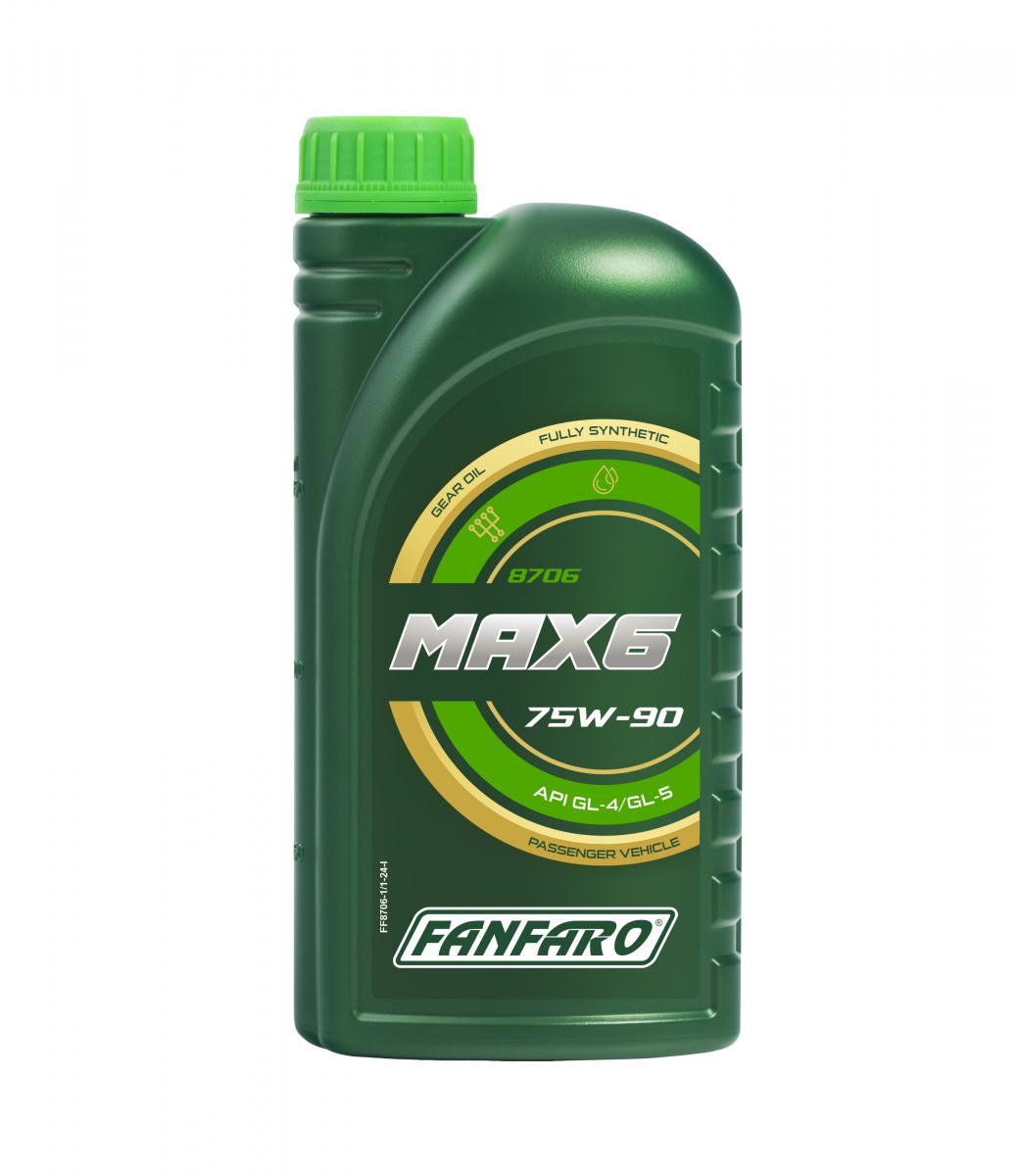 SCT - MANNOL FF8706-1 Fanfaro MAX 6 75W-90 GL-5 Olej do prevodovky