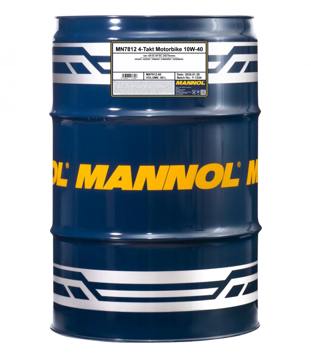SCT - MANNOL MN7812-60 Mannol 7812 4-Takt Motorbike 10W-40 Λάδι κινητήρα
