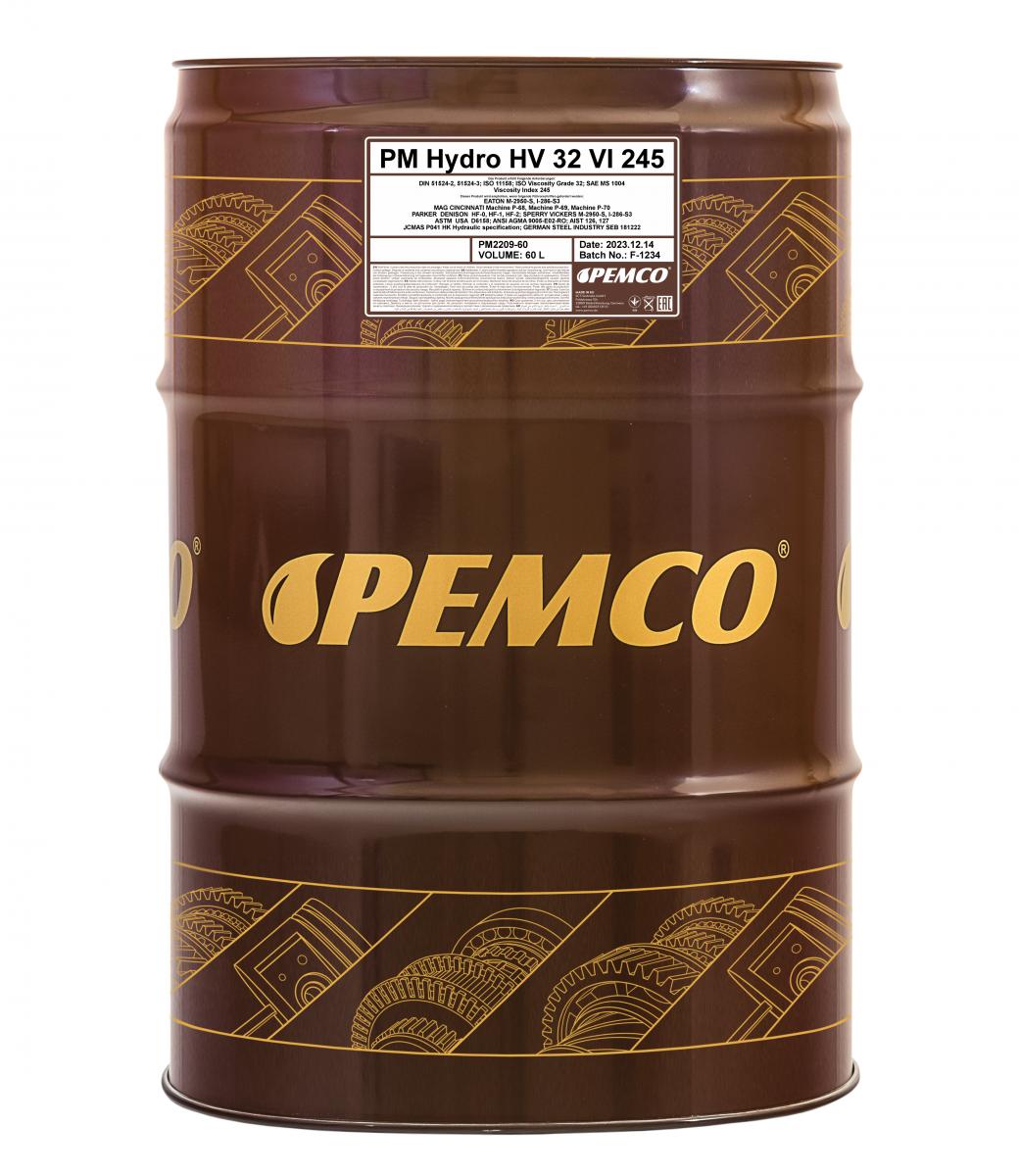 SCT - MANNOL PM2209-60 Pemco Hydro HV 32 VI 245 Υδραυλ. λάδι