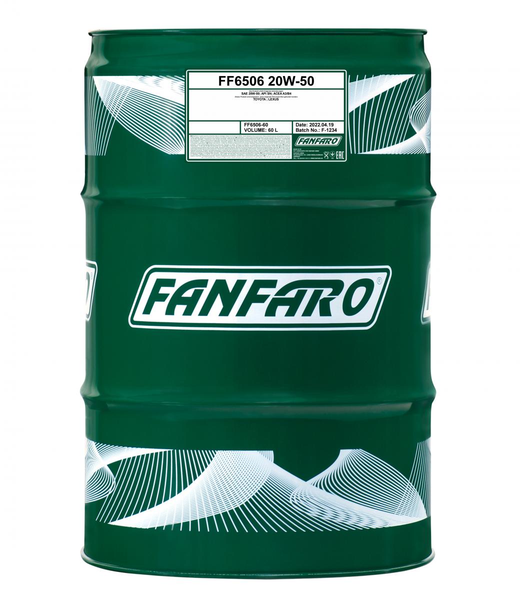 SCT - MANNOL FF6506-60 Fanfaro SN for Toyota Lexus 20W-50 Λάδι κινητήρα