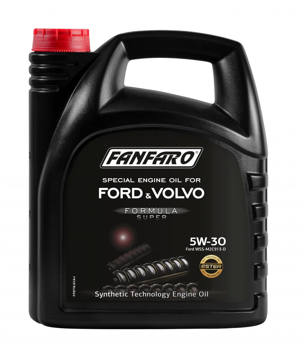 SCT - MANNOL FF6716-5 Fanfaro for Ford Volvo 5W-30 Motorový olej