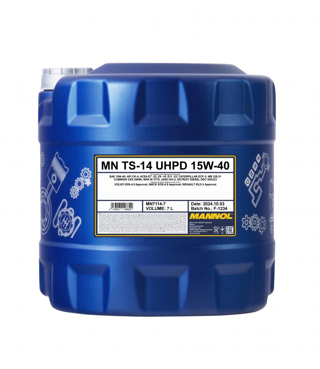 SCT - MANNOL MN7114-7 Mannol TS-14 UHPD 15W-40 Λάδι κινητήρα