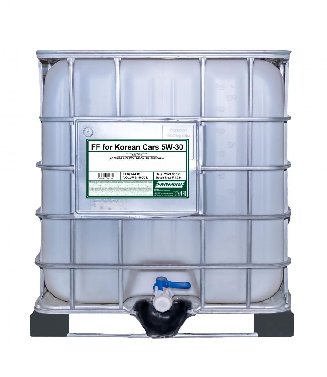 SCT - MANNOL FF6714-IBC Fanfaro for Korean Cars 5W-30 Λάδι κινητήρα
