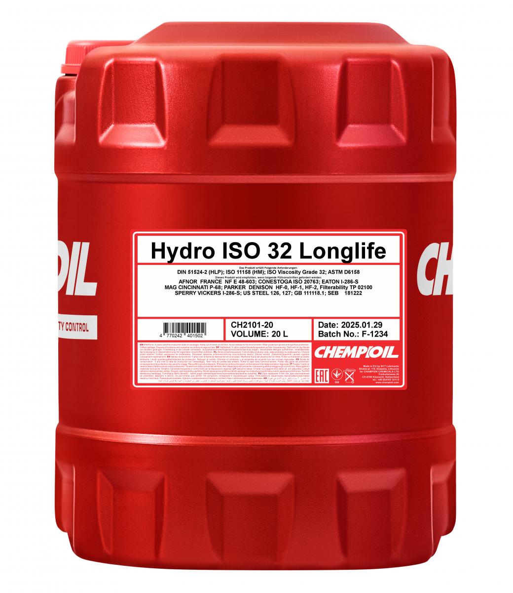 SCT - MANNOL CH2101-20 CHEMPIOIL Hydro ISO 32 LONGLIFE Υδραυλ. λάδι