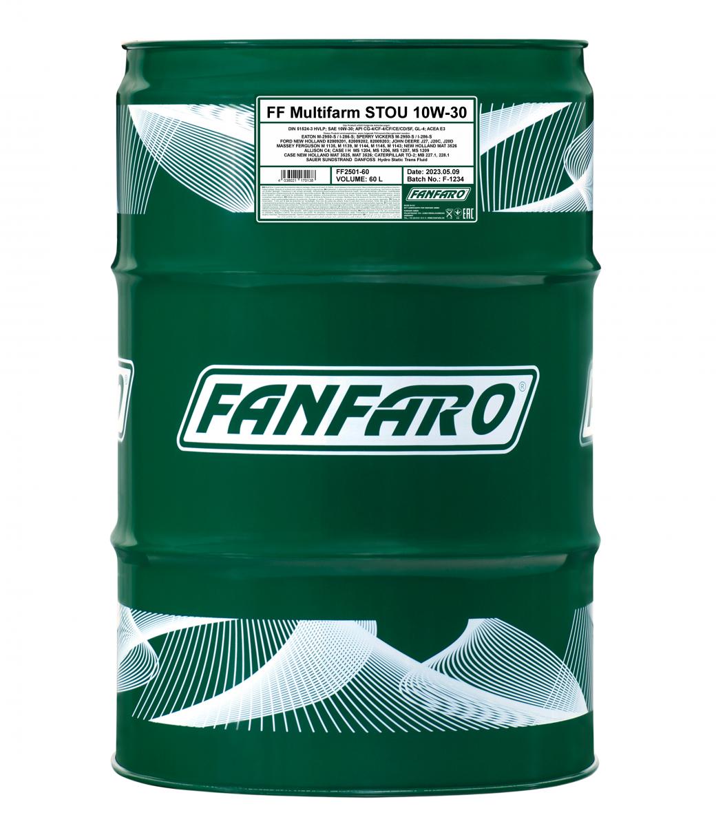 SCT - MANNOL FF2501-60 Fanfaro Multifarm STOU 10W-30 Engine Oil