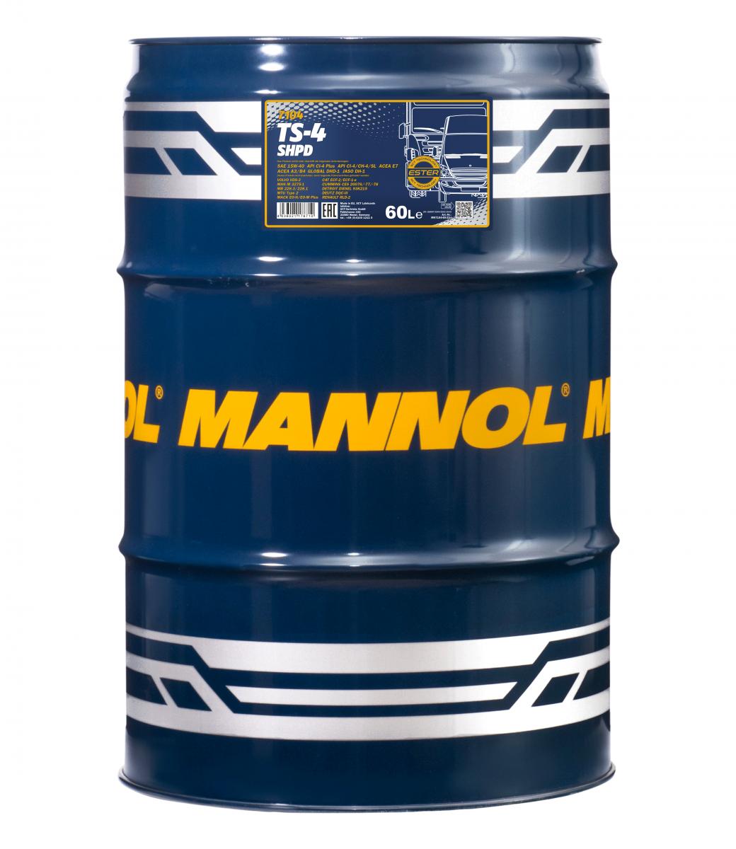 SCT - MANNOL MN7104-60 Mannol TS-4 SHPD 15W-40 Extra Λάδι κινητήρα