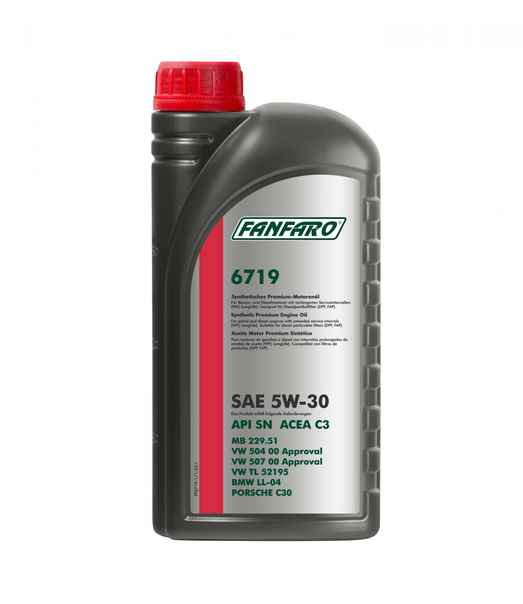 SCT - MANNOL FF6719-1 Fanfaro 6719 SAE 5W-30 Λάδι κινητήρα