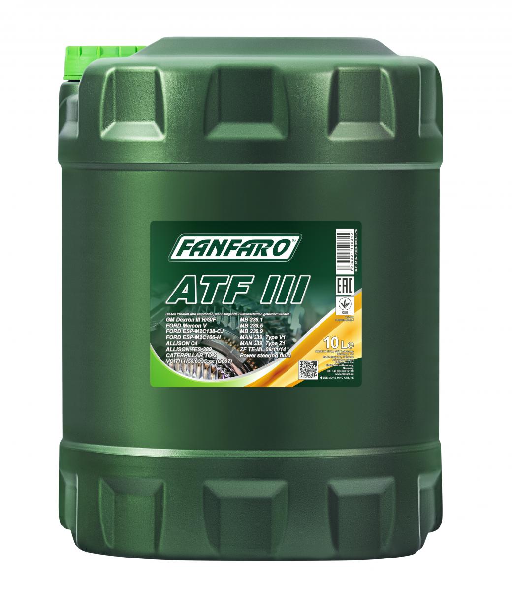 SCT - MANNOL FF8603-10 Fanfaro ATF III Olej do prevodovky