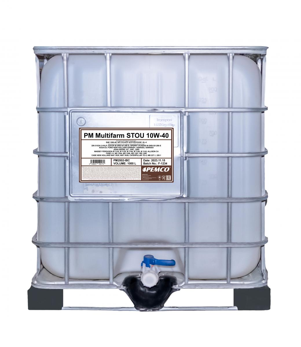 SCT - MANNOL PM2502-IBC Pemco Multifarm STOU 10W-40 Λάδι κινητήρα