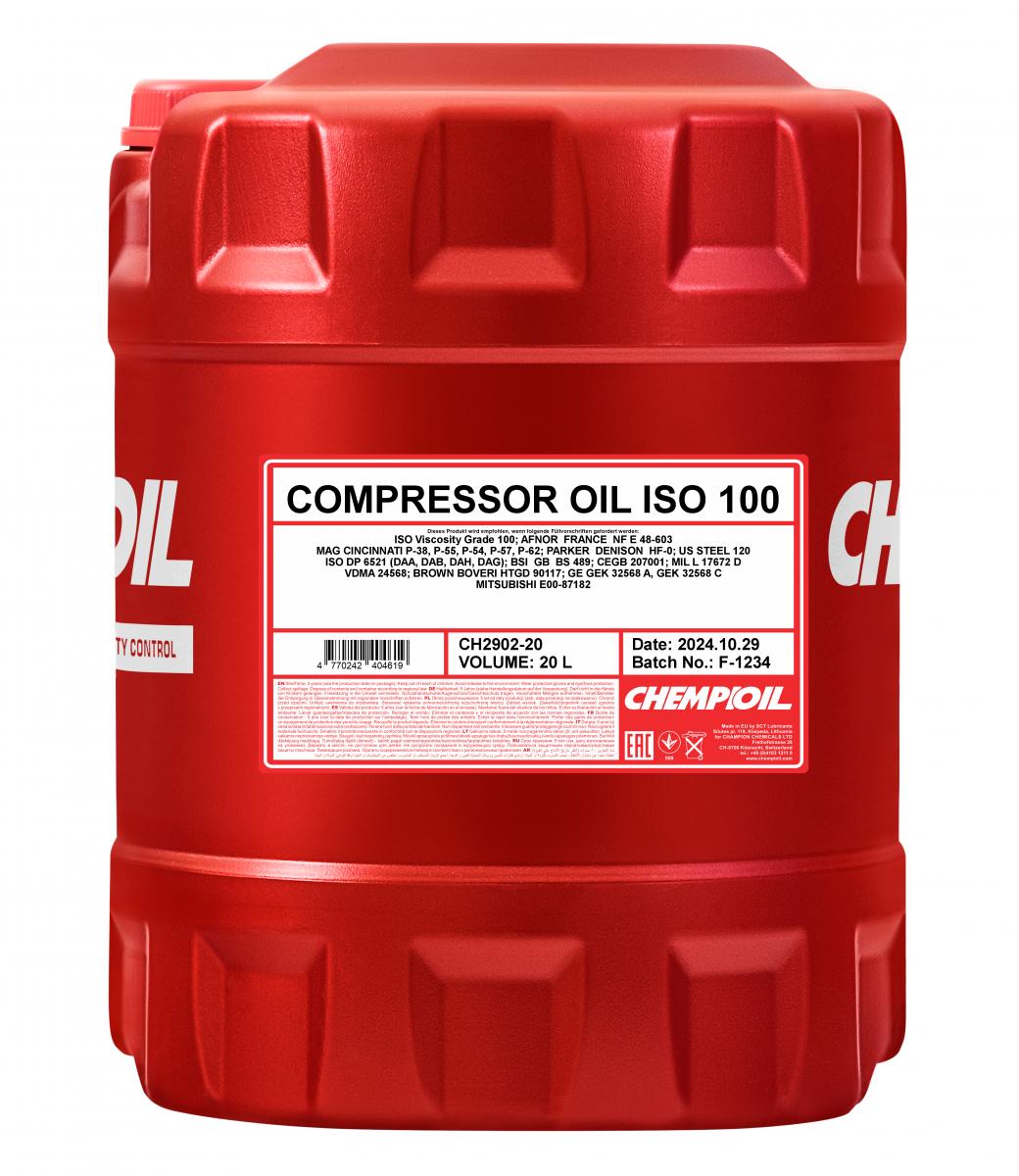SCT - MANNOL CH2902-20 Chempioil Compressor Oil ISO 100 Oil, compressor