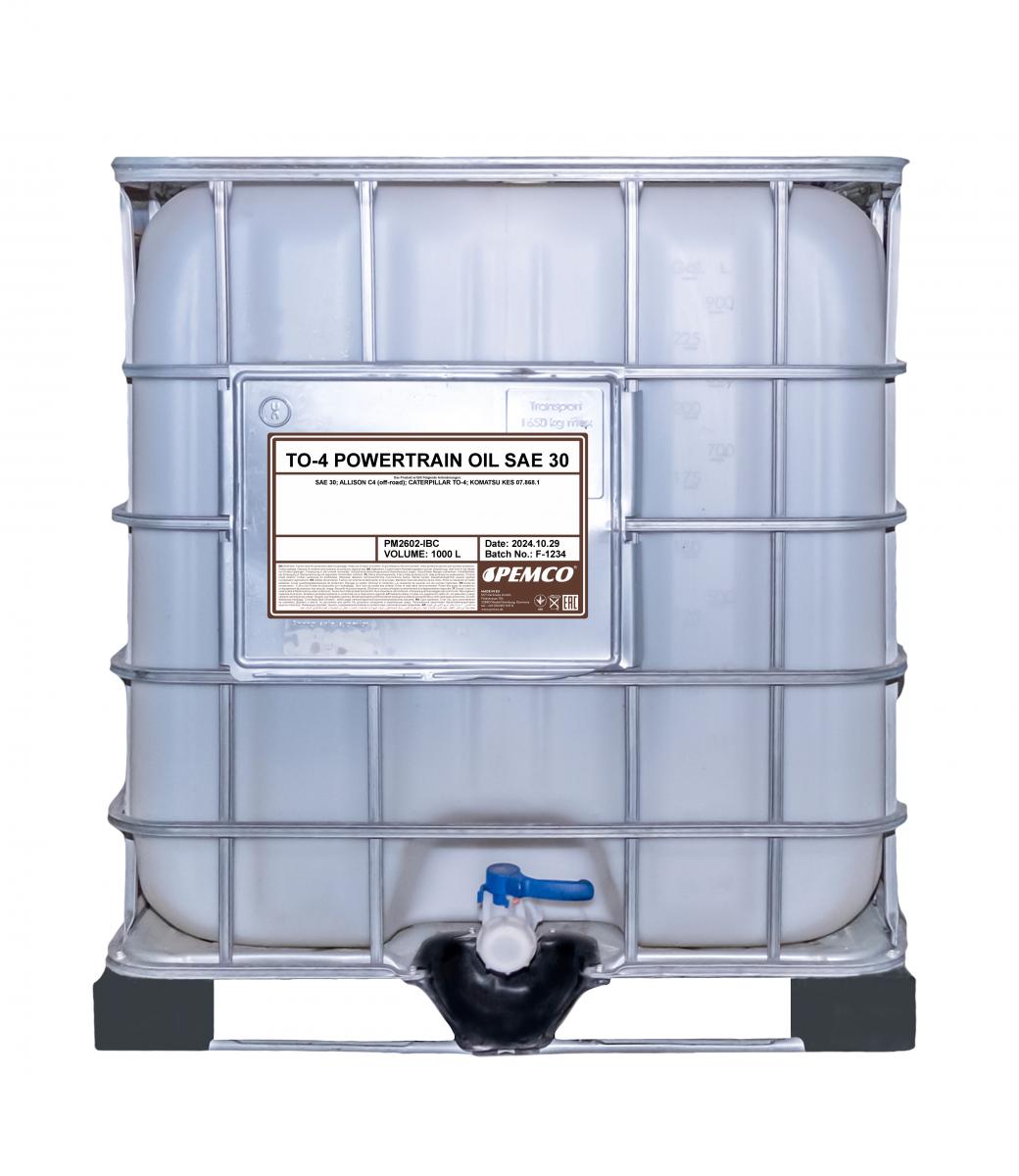 SCT - MANNOL PM2602-IBC Pemco TO-4 Powertrain Oil SAE 30 Λάδι κινητήρα