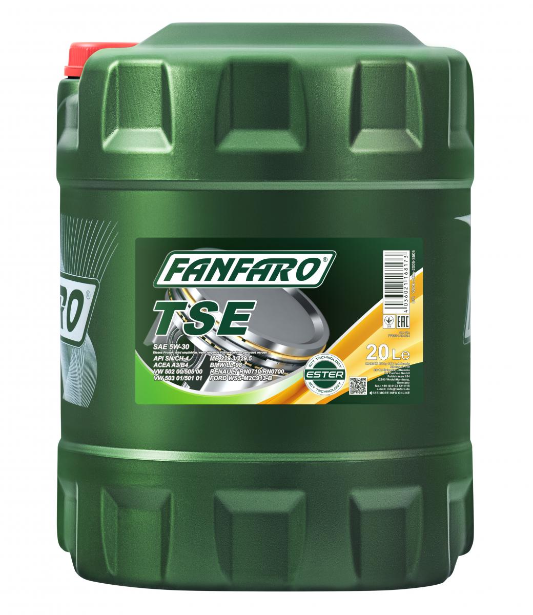 SCT - MANNOL FF6501-20 Fanfaro TSE 5W-30 Λάδι κινητήρα