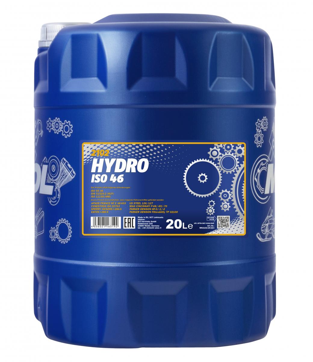SCT - MANNOL MN2102-20 MANNOL Hydro ISO 46 LONGLIFE Υδραυλ. λάδι