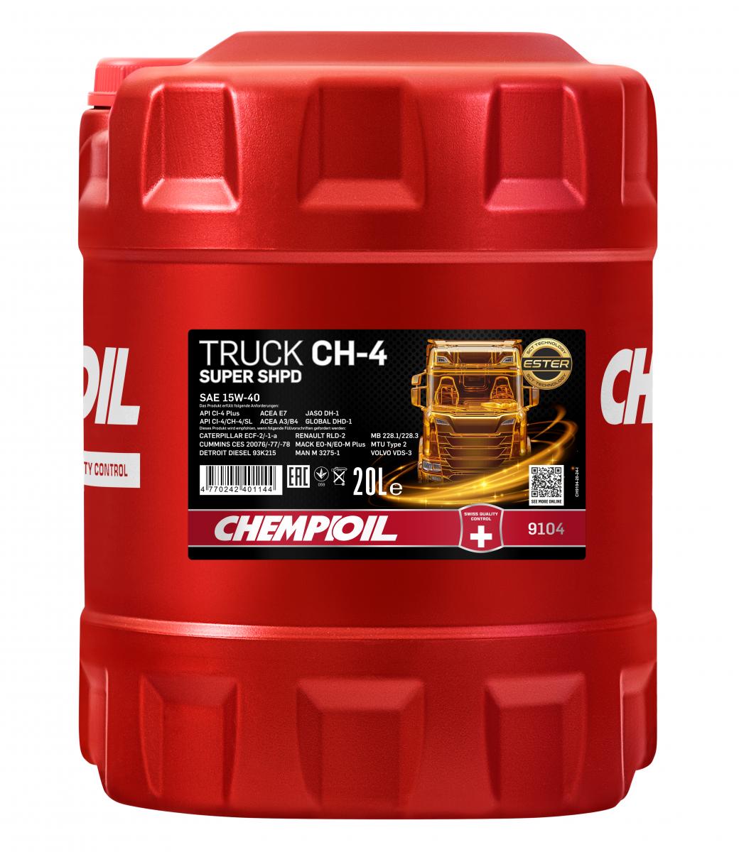 SCT - MANNOL CH9104-20 CHEMPIOIL-4 TRUCK Super SHPD 15W-40 Λάδι κινητήρα