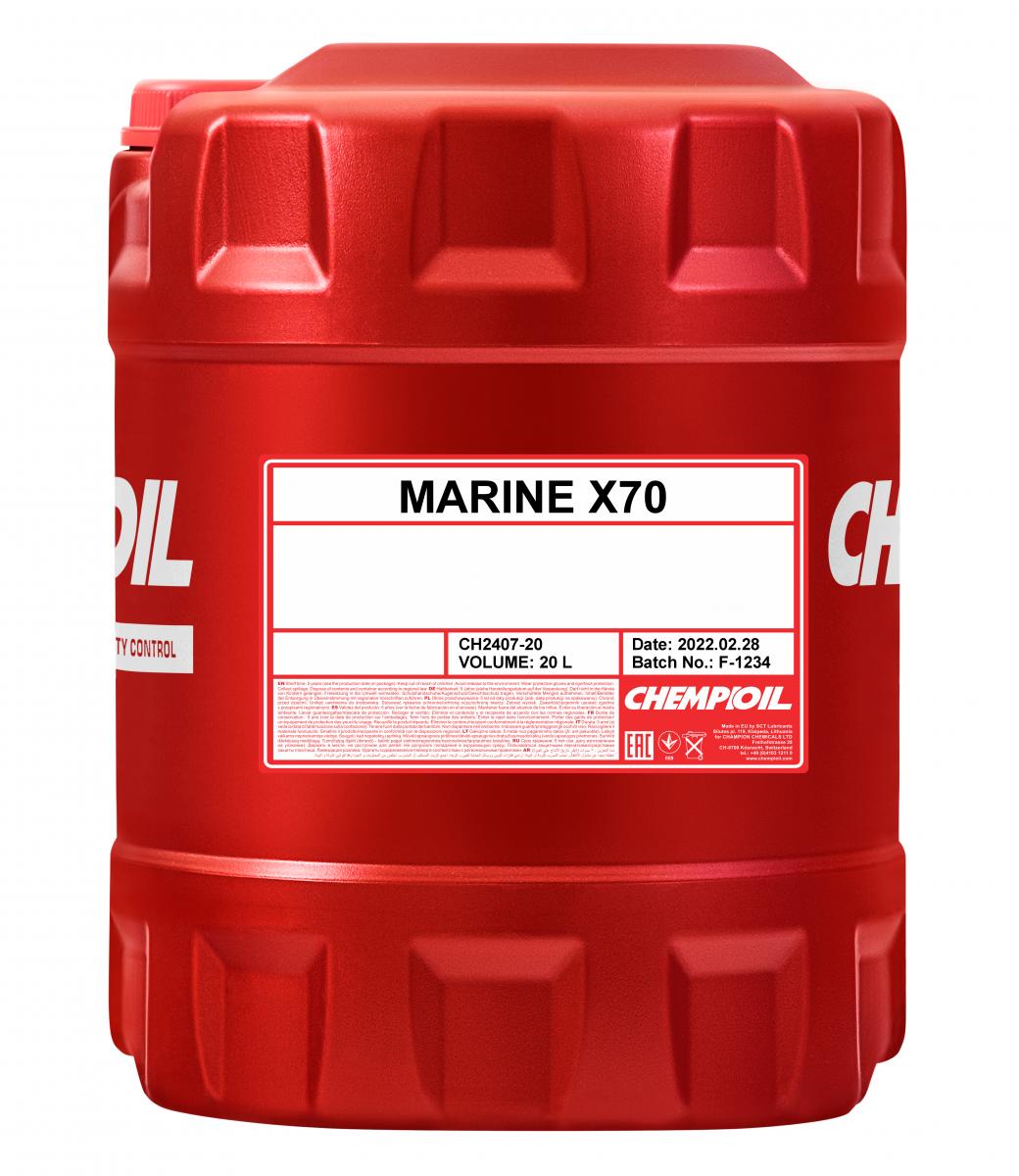 SCT - MANNOL CH2407-20 CHEMPIOIL MARINE X70 Λάδι κινητήρα
