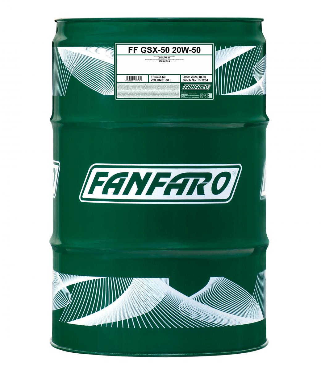 SCT - MANNOL FF6403-60 Fanfaro GSX 50 20W-50 Λάδι κινητήρα