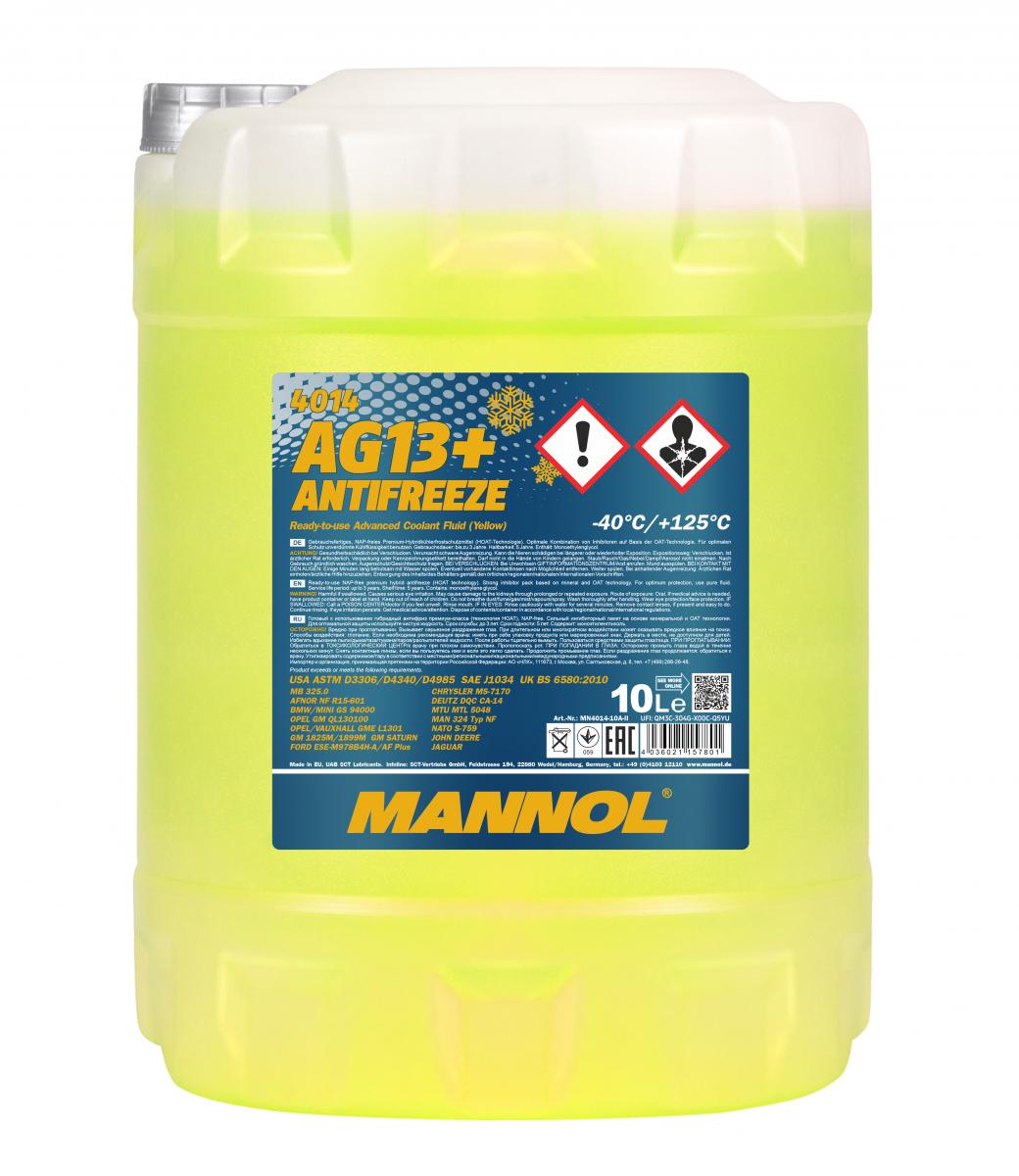 SCT - MANNOL MN4014-10 Mannol Antifreeze AG13+ (-40) Advanced Nemrznúca kvapalina