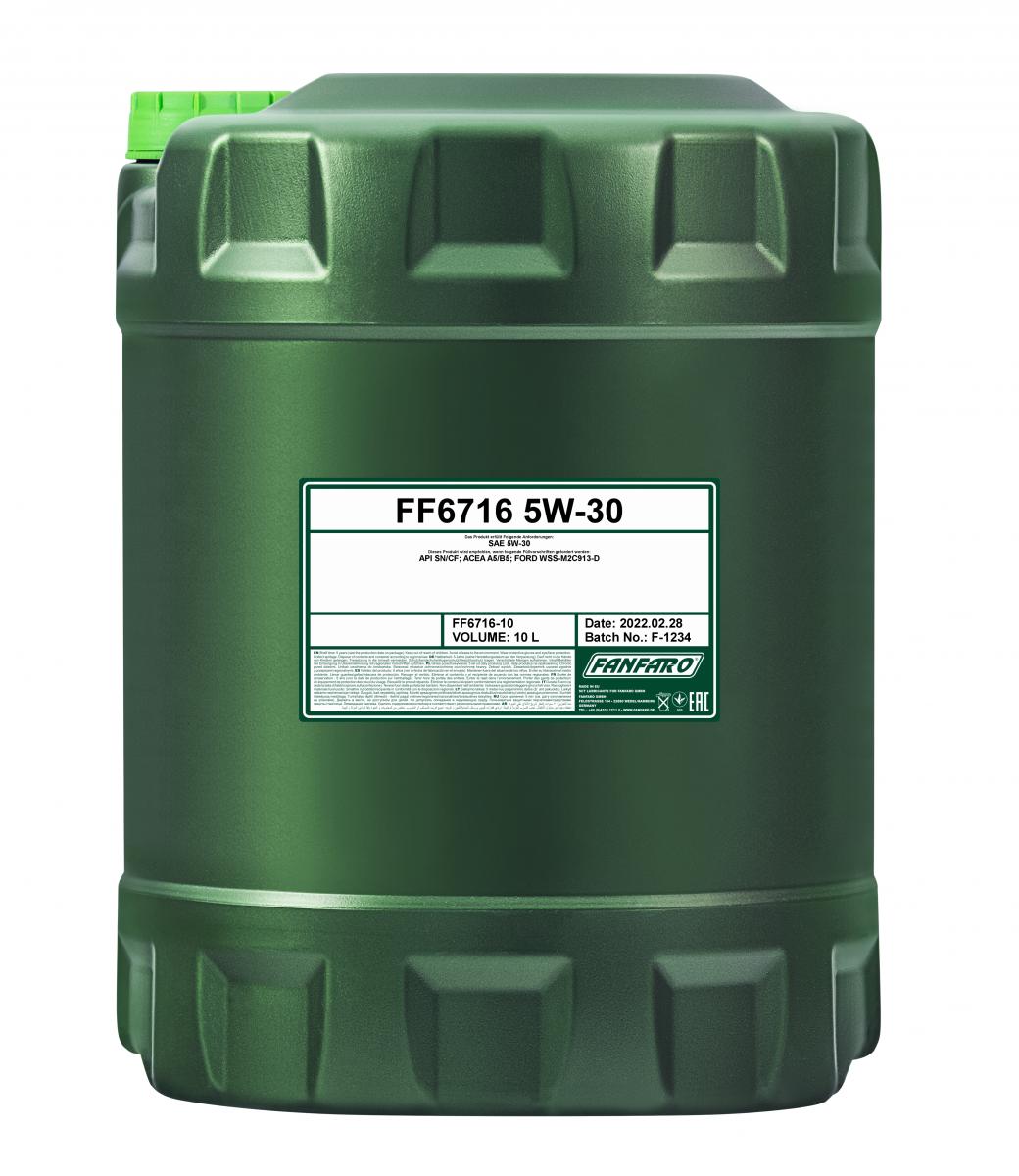 SCT - MANNOL FF6716-10 Fanfaro for Ford Volvo 5W-30 Engine Oil