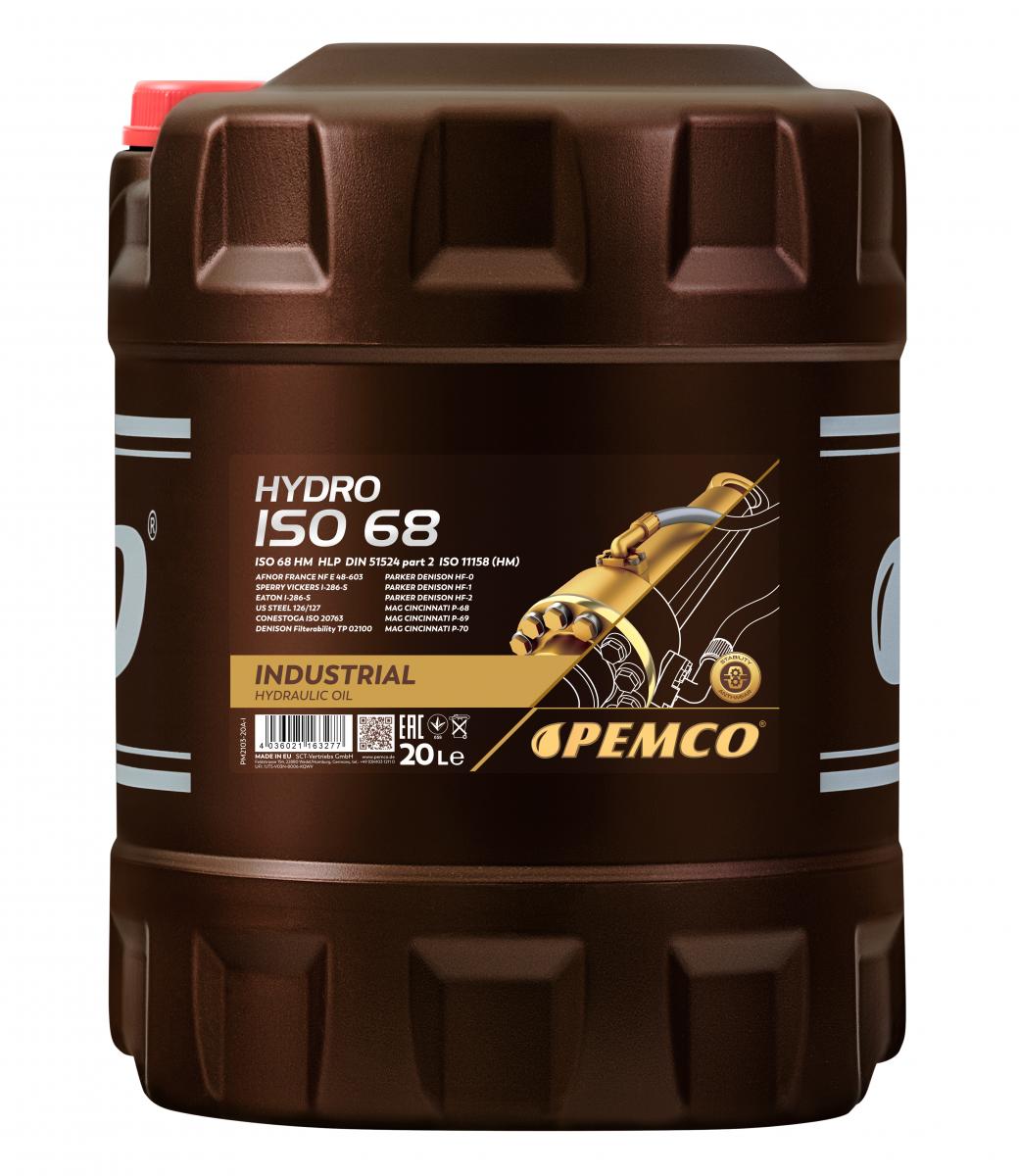 SCT - MANNOL PM2103-20 PEMCO Hydro ISO 68 LONGLIFE Υδραυλ. λάδι