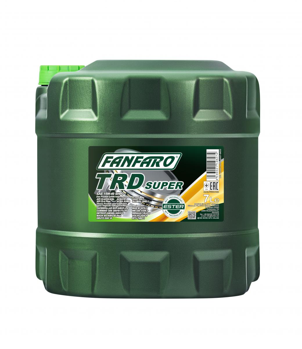 SCT - MANNOL FF6104-7 Fanfaro TRD Super SHPD 15W-40 Λάδι κινητήρα