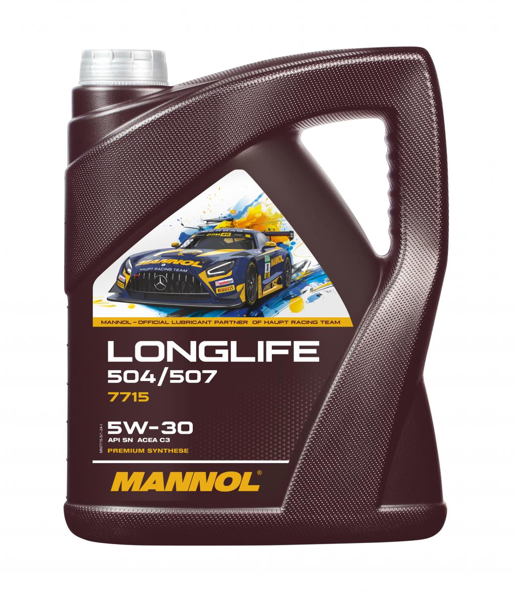 SCT - MANNOL MN7715-5 Mannol 7715 Longlife 504/507 5W-30 Motorový olej
