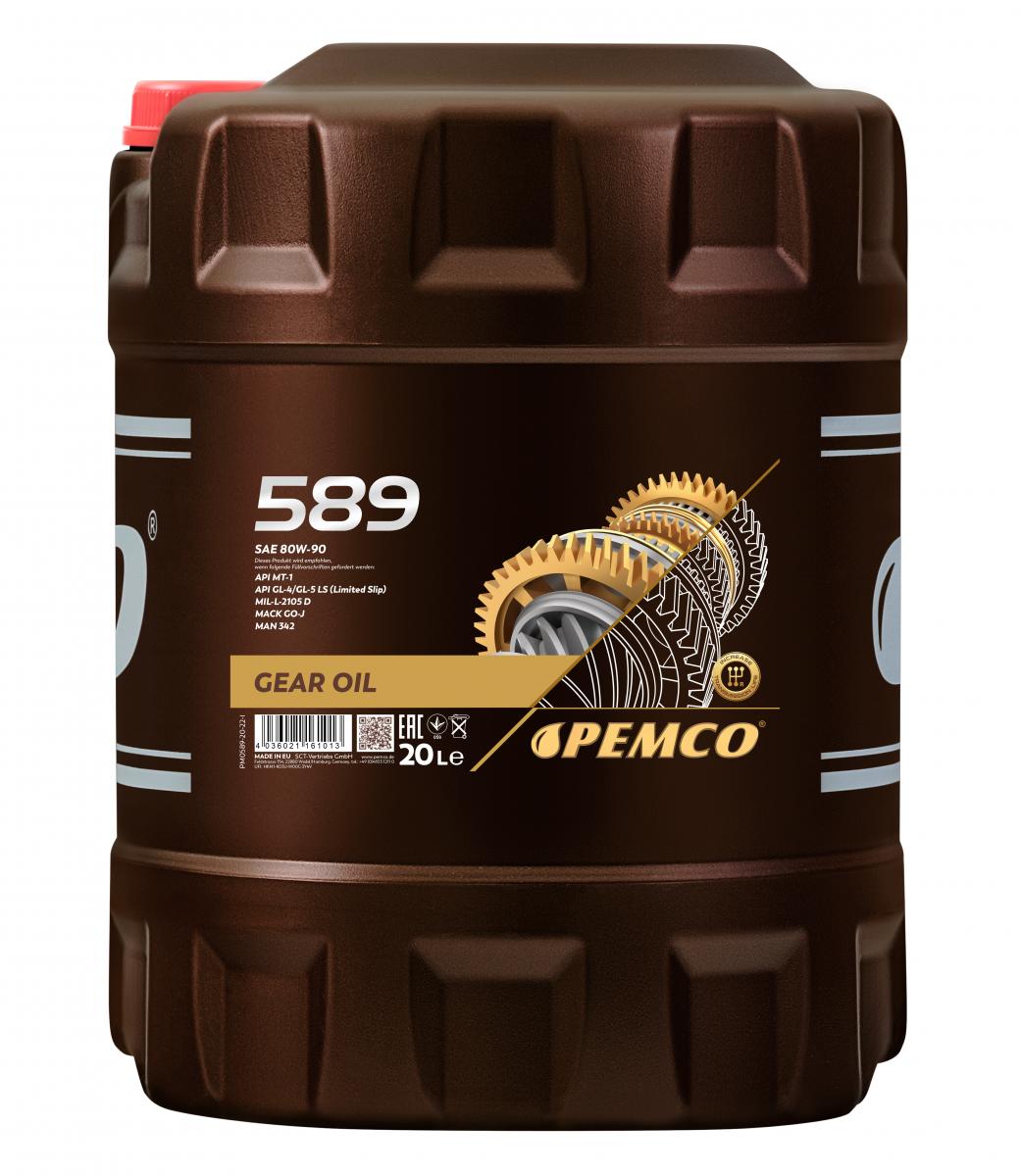 SCT - MANNOL PM0589-20 Pemco 589 80W-90 GL-5 Olej do prevodovky