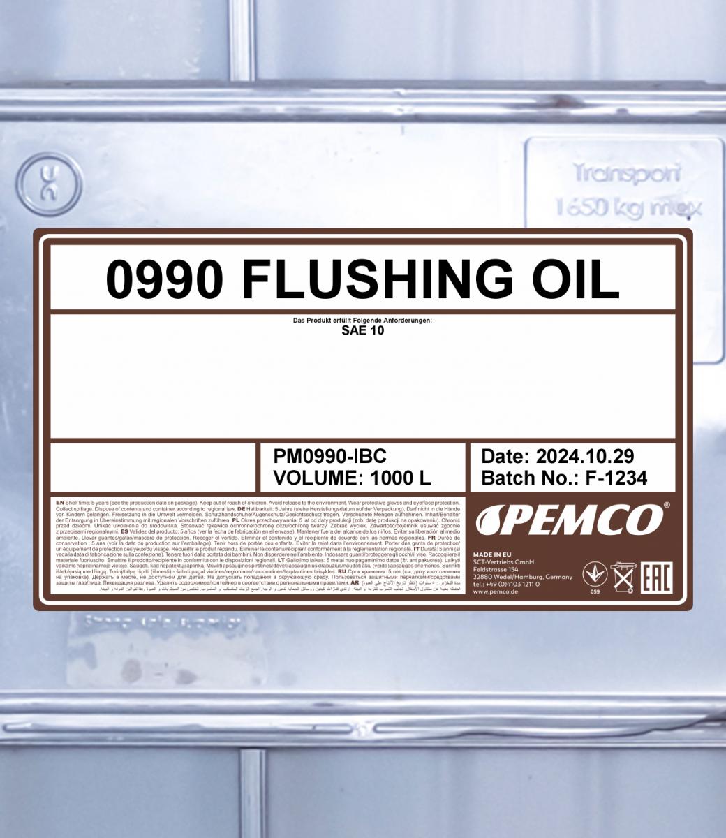 SCT - MANNOL PM0990-IBC Pemco Flushoil Καθαριστικό κινητήρα