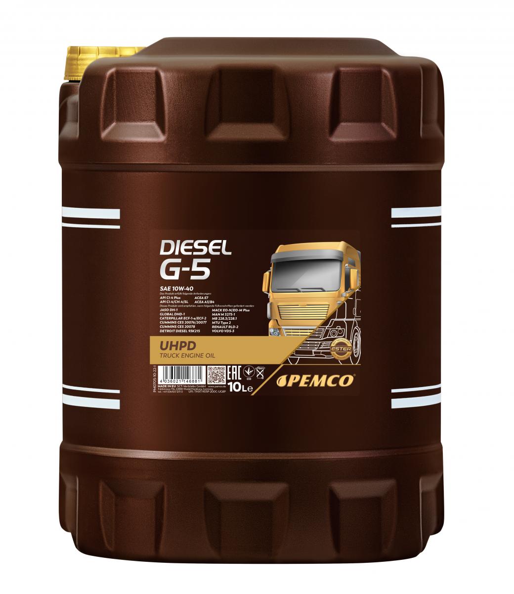 SCT - MANNOL PM0705-10 Pemco Diesel G-5 UHPD 10W-40 Λάδι κινητήρα
