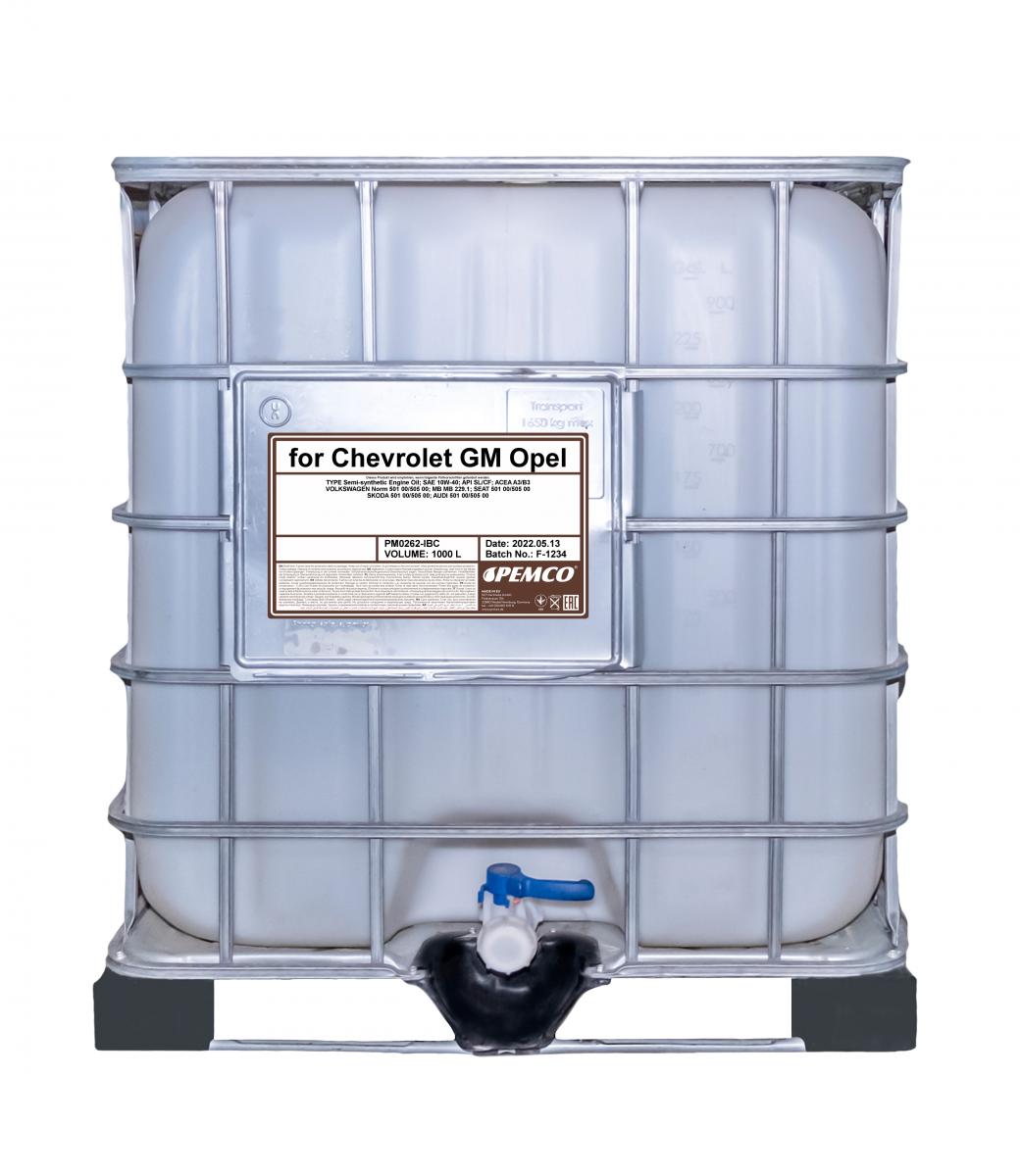 SCT - MANNOL PM0262-IBC PEMCO for Cevrolet GM Opel Λάδι κινητήρα
