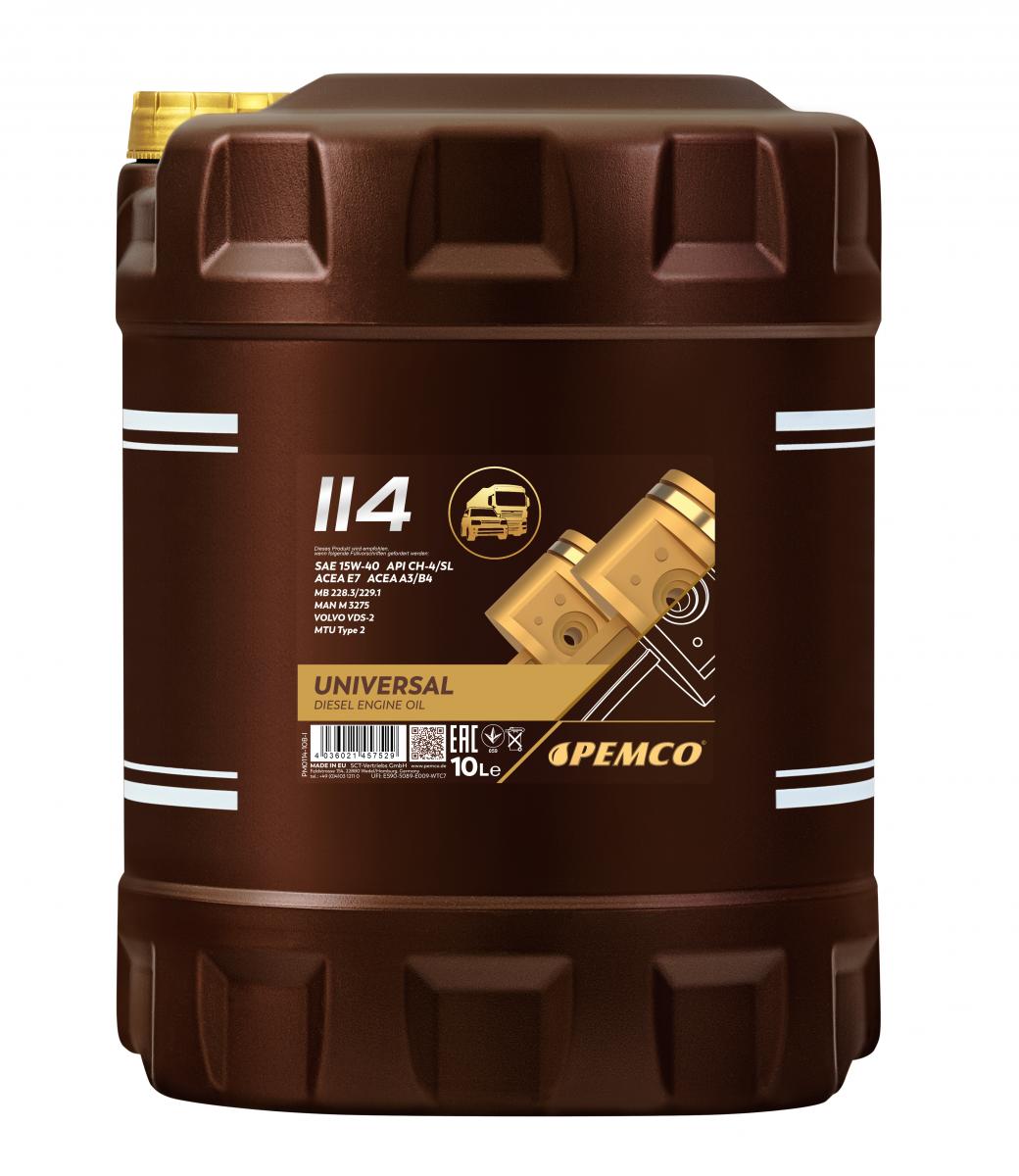 SCT - MANNOL PM0114-10 Pemco 114 15W-40 Λάδι κινητήρα