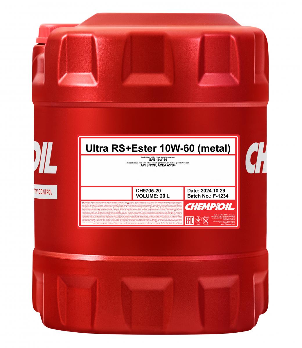 SCT - MANNOL CH9705-20 Chempioil Ultra RS+Ester 10W-60 Λάδι κινητήρα