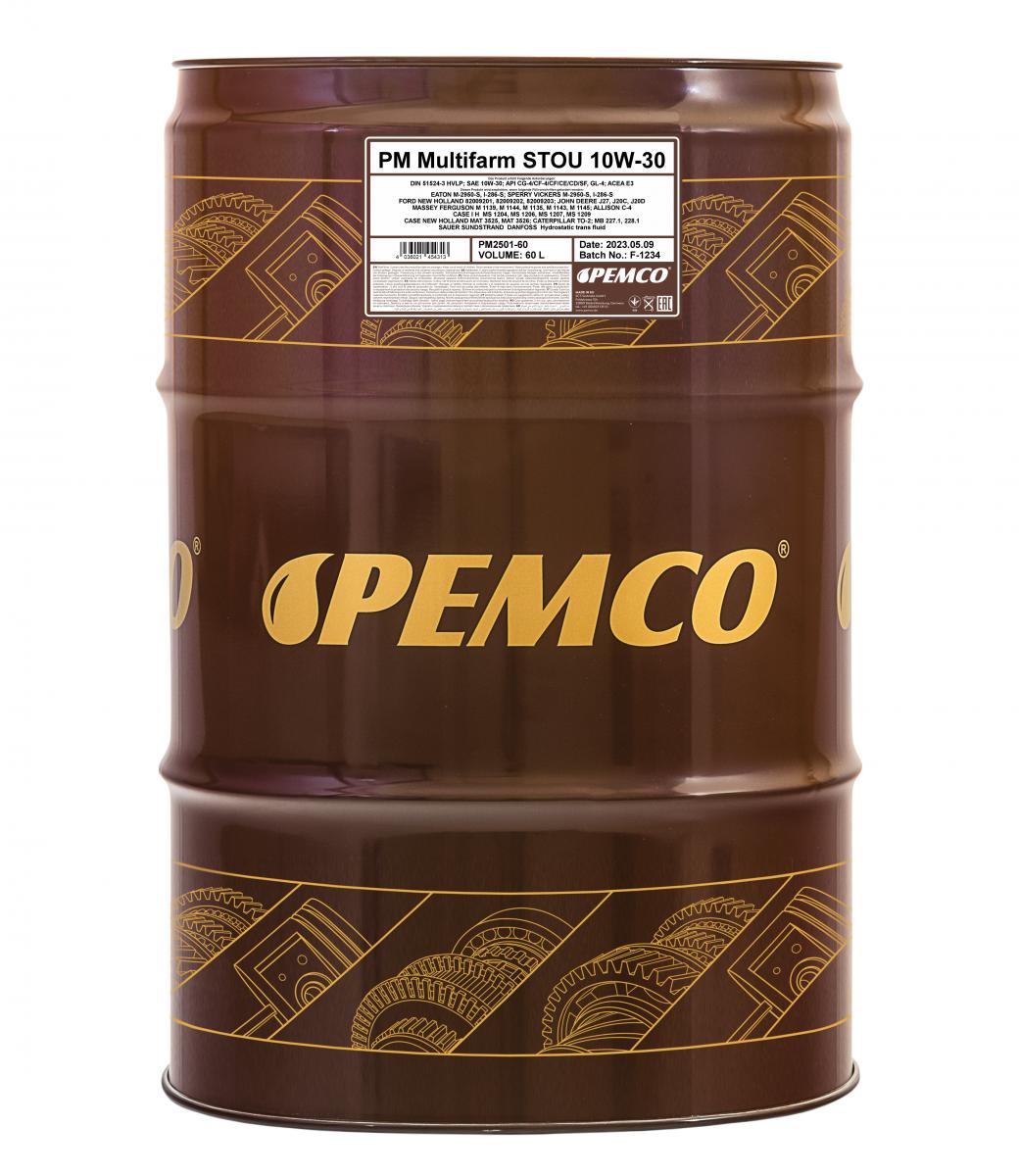 SCT - MANNOL PM2501-60 Pemco Multifarm STOU 10W-30 Λάδι κινητήρα