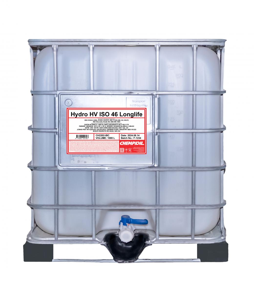 SCT - MANNOL CH2202-IBC CHEMPIOIL Hydro HV ISO 46 LONGLIFE Υδραυλ. λάδι