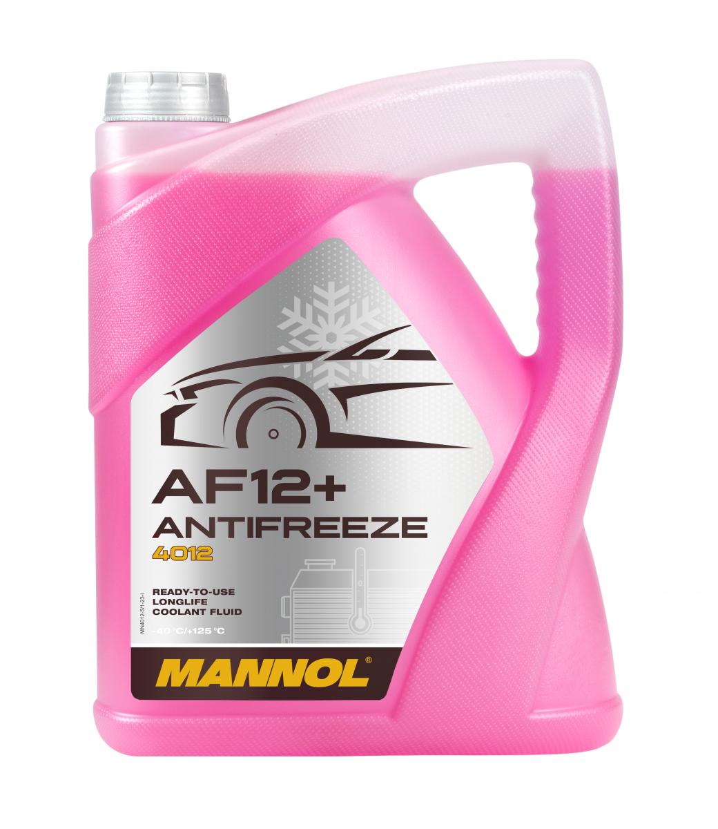 SCT - MANNOL MN4012-5 Mannol Antifreeze AF12+ (-40) Longlife Nemrznúca kvapalina