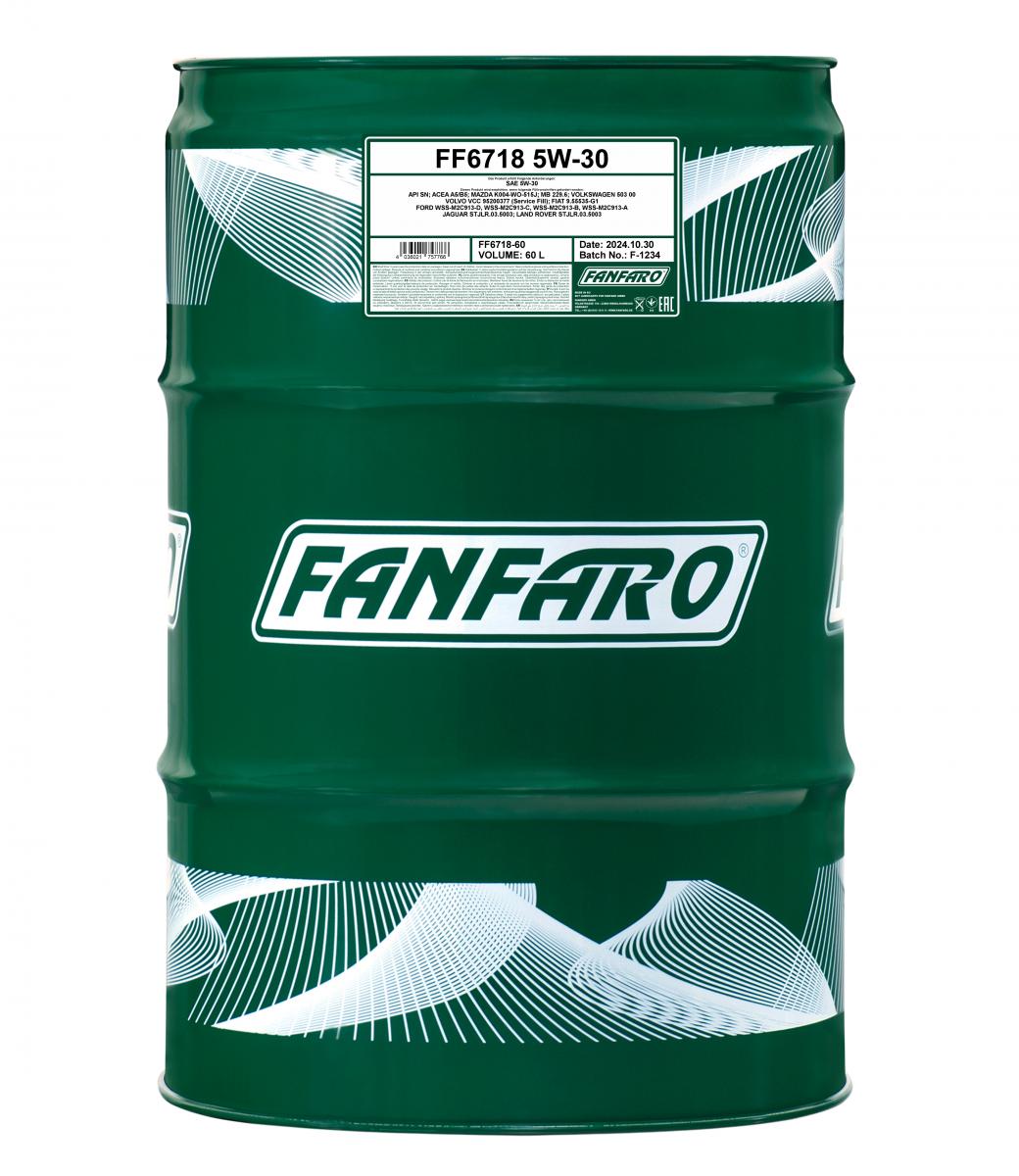 SCT - MANNOL FF6718-60 Fanfaro for Mazda 5W-30 Λάδι κινητήρα