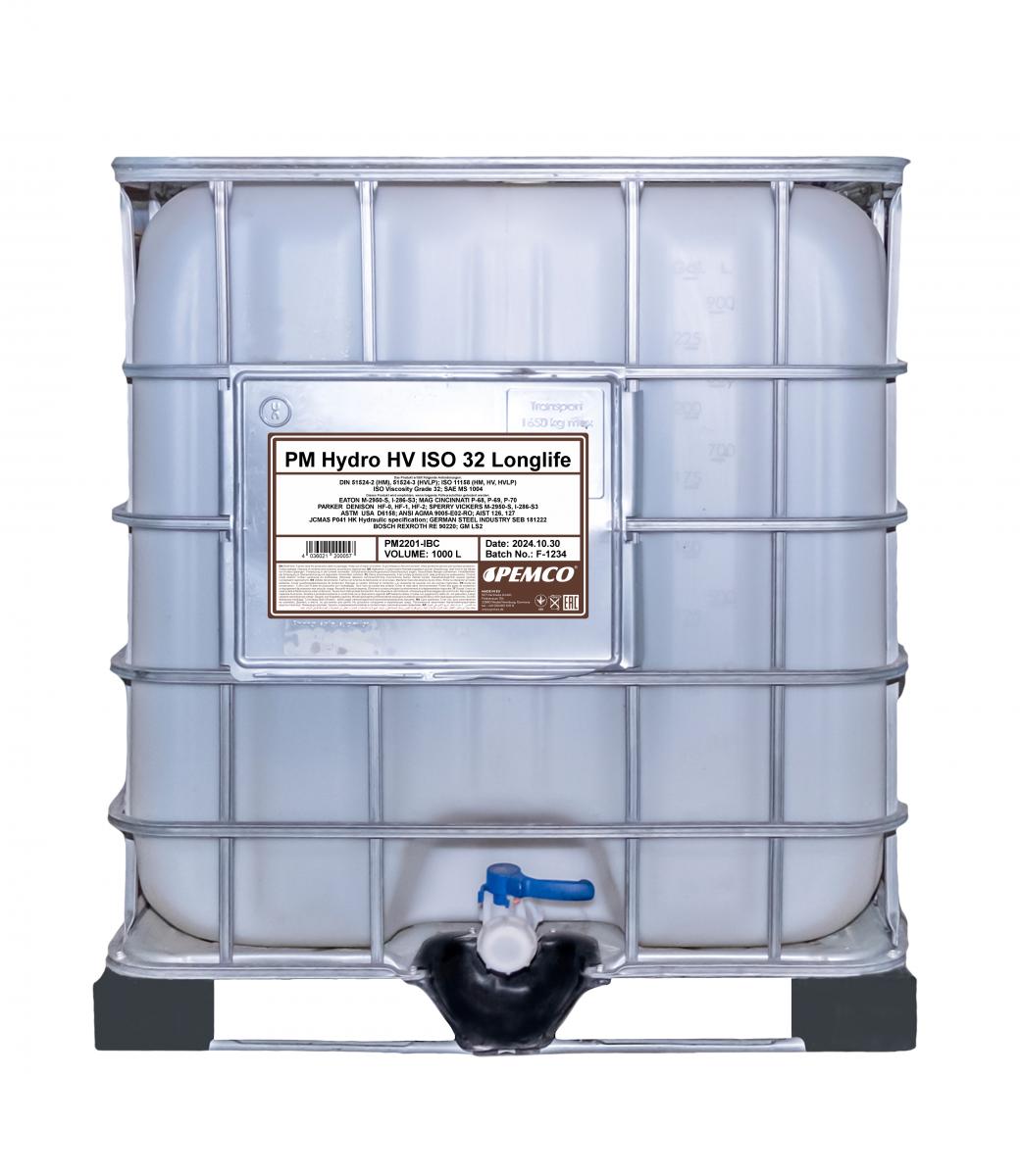 SCT - MANNOL PM2201-IBC PEMCO Hydro HV ISO 32 LONGLIFE Υδραυλ. λάδι